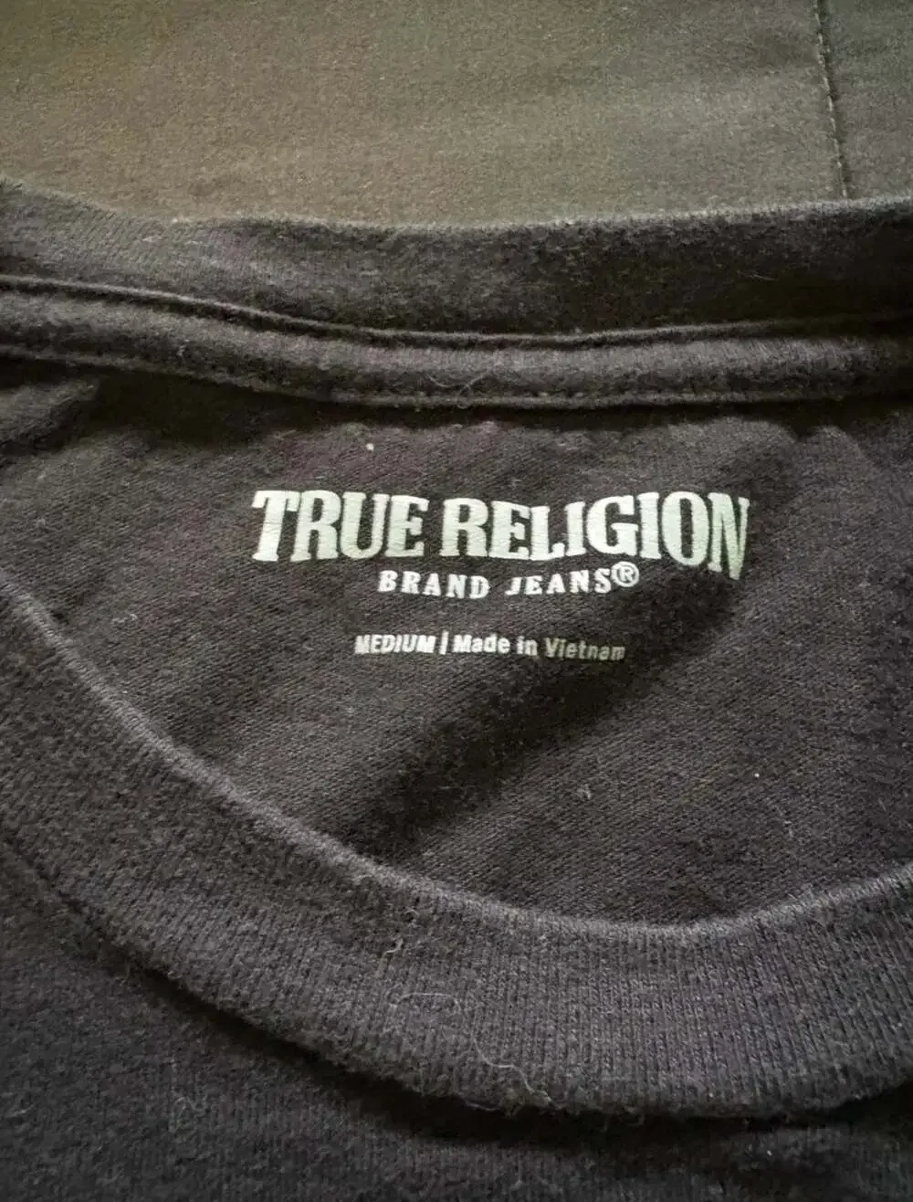 True Religion Buddha Logo Graphic T-Shirt Black Size Medium